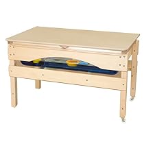 Wood Designs WD11825 The Absolute Best Sand & Water Sensory Center w/Lid