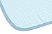 The Rag Company - Dry Me A River - Professional Korean 70/30 Blend Microfiber Waffle-Weave Drying & Detailing Towels, Soft Suede Edges, 390GSM, 20in x 40in Light Blue & 16in x 24in White (2-Pack)