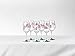Lolita Love My Party of Two Funky Flamingo 16-Ounce Acrylic Wine Glasses, Set of 2