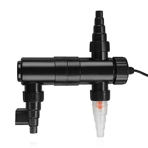 Flexzion UV Sterilizer Light 110V Submersible Water Clarifie