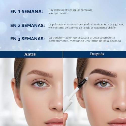 Eyebrow Growth and Density Serum, Intensive Care for Eyebrows and Eyelashes, Growing Eyelashes, Eyelash Serum, Densifier Eyebrows, Concentrated and Gentle Formula 4 ml