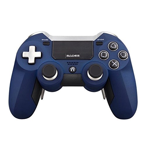2017 SADES Newly Updated PS4 Controller Gamepad, Wireless Controller for PlayStation 4 PS4 - Blue 2017 SADES Newly Updated PS4 Controller Gamepad, Wireless Controller for PlayStation 4 PS4 - Blue