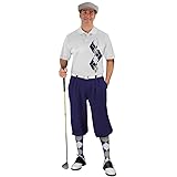 Argyle Paradise Outfit - Mens FFFF: Navy Taupe and
