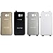 Replacement Battery Door Back Cover Glass Housing Case Camera Cover Lens Battery Door Adhesive for Samsung Galaxy S7 Edge G935 with 2 Logos (Gold)