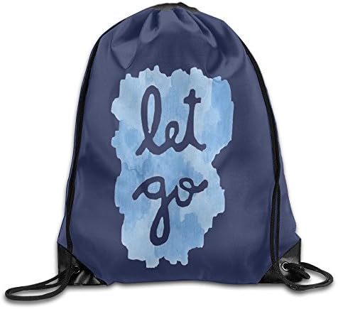 LOVVER94 Let It Go Adult Drawstring Backpack Sport Bag For Home Travel Storage Use Gym Traveling Shopping Sport Yoga Running Hiking