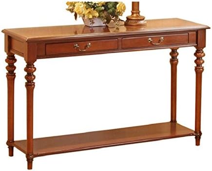 Mahogany Veneer Wooden 4 Legs Console Table Storage 2 Drawers Shelf Solway Furniture Aspen Coffee Wonderful Keeping Living Room Clutter Assembly Required Side End Buffet Shalcomb Featuring Solid Wood Amazon Co Uk Kitchen