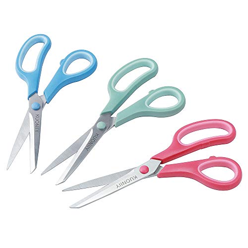 KUONIIY Multi-Purpose Scissor, 8 inch, 3 Pack