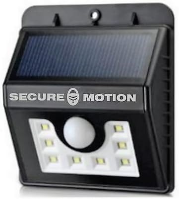 ON SALE!! Motion Sensor Light - Solar Powered for Easy Wireless Security - Outdoor - 8LED - Waterproof Weatherproof