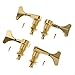 Kmise A1641 1 Set of 2R2L Guitar Bass Tuner Machine Heads Tuning Pegs, Gold