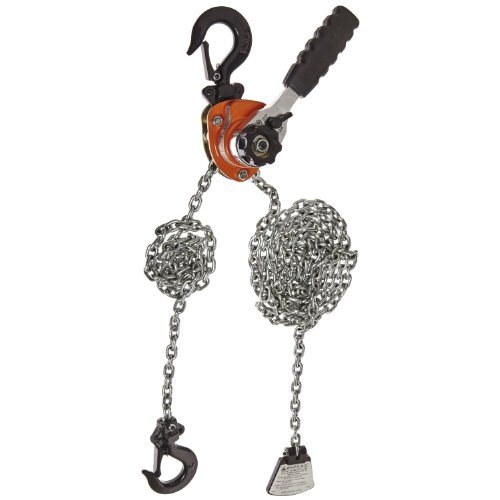 CM 602 Series Mini Ratchet Lever Chain Hoist, 619/64" Lever, 550 lbs
