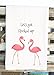 Let's Get Flocked Up Pink Flamingo Tea Towel