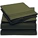 Bed Sheets Queen Sheet Set - 2 Pillow Cases, Flat and Deep Pocket Fitted Sheet - Extra Soft & Breathable - Queen Sheets - Bedding Sets Queen - Fade Resistant (Queen Size, Emerald Green)