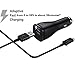 Official Samsung Adaptive Fast Charging Vehicle Car Charger With Micro to C & C TYPE OTG Adapter for Galaxy S6/7/8/9/Note4/5/8/+/Edge/Google Pixel/XL/X/2 (US Retail Packing Kit)