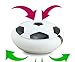 MMOO Air Power Soccer Children Toys Training Football Indoor Outdoor Disk Hover Ball Game with Foam Bumpers and Light Up LED Lights White
