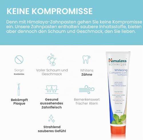Botanique Whitening simply Peppermint |Prevents germs and improves Oral & Dental health |Strenghtens teeth| All Natural, Fluoride & SLS free | 100% Vegetarian and Vegan Friendly- 150g