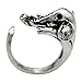 Boho Chic Vintage Silver Brass Knuckle Adjustable Finger Elephant Animal Wrap Ring for Women jewelry stores