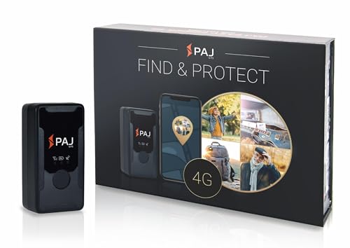 PAJ GPS Easy Finder – Human Tracking Device, GPS Tracker for Kids, Elderly, Seniors, Dementia, Alzheimer, up to 14 Days Battery Life, Real Time GPS Tracker, SOS Emergency Button & Shutdown Alarm