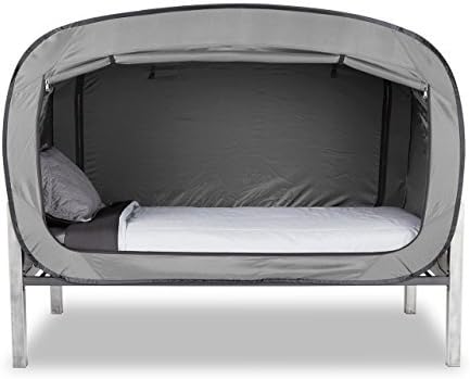 Privacy Pop Bed Tent (Full) - GRAY by Privacy Pop