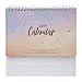 Hacloser 2019 Desk Calendars Dreamy Colorful Sky Standing Coil Paper Calendar Memo Daily Schedule Table Planner Yearly Agenda Organizer, Random Color