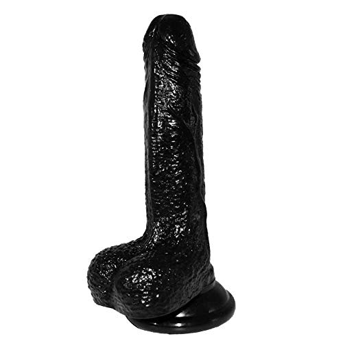 TTQQJJ 7 Inch Lifelike with Large Size and Strong Suction – Black – Xiaoxueernianji1.1