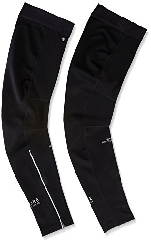 Gore Bike WEAR Unisex Leg Warmers, Gore Windstopper, Universal Leg Warmers, Size: XXL, Black, AWLUNO