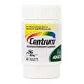 Centrum Multivitamin Adults Under 50 (60 Tablets) Multimineral Supplements Travel Size