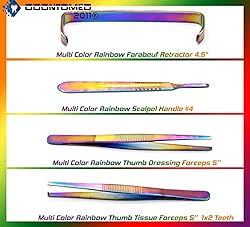 OdontoMed2011® 24 Pcs Advanced Anatomy Multi Color