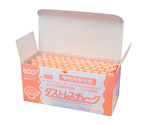Japan physics and chemistry Dasutoresu fluorescent chalk orange DCK-72-RG 72 ...