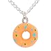 MJartoria Best Friend Necklaces Colorful Doughnut Best Friends Forever Friendship Necklaces BFF Necklaces for 4 Gifts