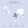 Wireless Headphones, LETSCOM Bluetoooth 5.0 Stereo Earphones True Wireless Earbuds in-Ear, IPX5 Waterproof Sport…