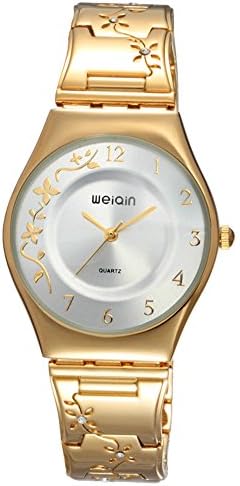 Cheamlion Womens Teens Fashion Floral Waterproof Quartz Watch