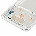 Glass LCD Display Touch Screen Assembly Parts + Frame for LG G6 H870 H871 H872 LS993 VS998 Screen Replacement (Silver)