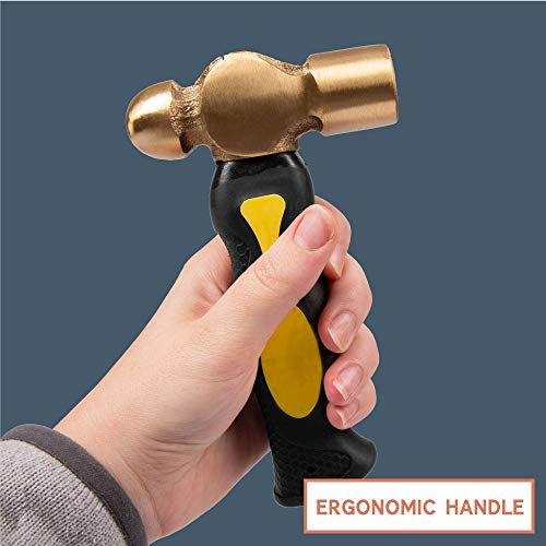 Crutello Metal Stamping Kit Jewelry Stamping 36 Piece Kit with Hammer