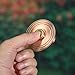 DaLanZom Fidget Spinner Toy Made of Titanium Alloy Ceramic Bearing 3+ Minutes Spinning Time High-Speed EDC Focus Toy for Killing Time (Rose Gold)