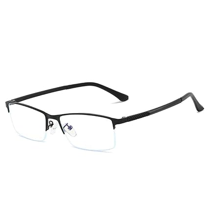 Gafas de lectura de computadora Business Square TR90 Anti Blu-ray Half Box Gafas de