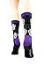 Foot Traffic, Women's Fantasy Socks, Sugar Skull (Shoe Sizes 4-10)