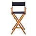 Casual Home 30-Inch Solid Wood Director Chair, Honey Oak Frame
