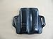 Azula Leather 2 Slot Molded Pancake Belt Mag Pouch for Walther PPQ M1/M2 9mm / .40 BLACK