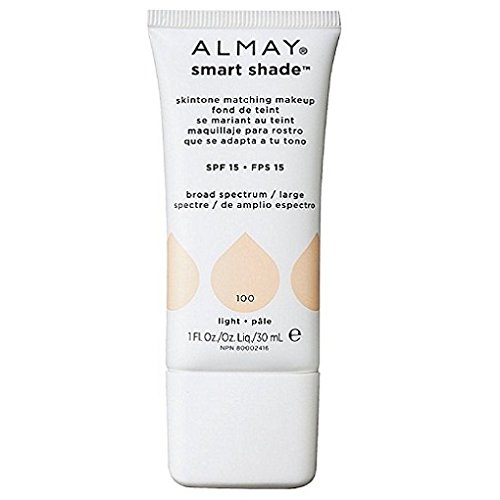 Alm Ss Mkup 100 Skntn Lgh Size 1 Almay Smart Shade Skintone Matching Makeup Light 100 1oz