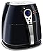 Elite Platinum EAF-05 Electric Digital Hot Air Fryer Oil-Less Healthy Cooker, Timer & Temperature Controls, PFOA/PTFE Free, 1400-Watts with Recipes, 3.2 Quart, Black