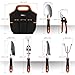 TACKLIFE Garden Tools Set-7 Piece Stainless Steel Heavy Duty kit, GGT4A, Black and Orangethumb 1
