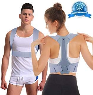 Posture Corrector for Women and Men, Adjustable Back Brace Support for Pain Relief from Neck, Back, Shoulder, Posture Trainer Correction for Thoracic Kyphosis, Spinal Alignment