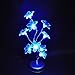Vktech Mini Lily Flower Tree LED Light Lamp for Home Desk Festival Decoration Blue