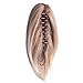 Oubeca Synthetic Claw Clip Ponytail Extensions Straight Short Pony Tail Hair Pieces For Women (27T613)