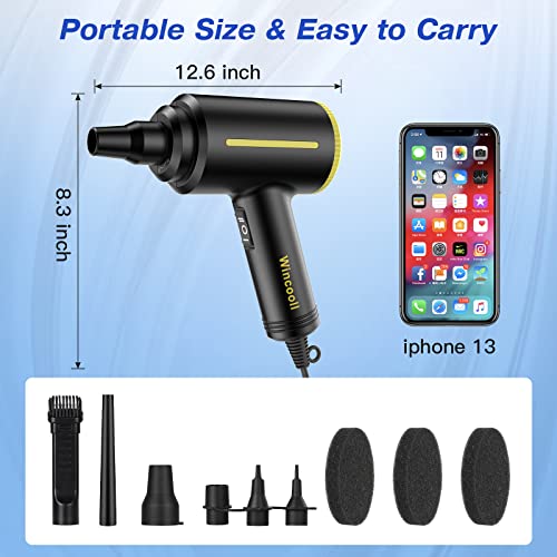 Compressed Air Duster, 500watts Electric Air Duster for Computer