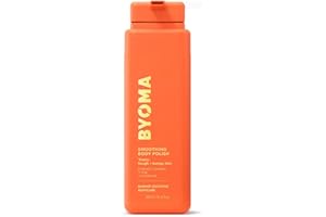 BYOMA Smoothing Body Polish - For Breakouts & Textured Skin - Exfoliating Body Scrub with PHA & Panthenol - Restores Skin Barrier & Soothes Inflammation - 10.14 fl oz