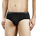DAVID ARCHY 4 Pack Men's Ultra Soft Comfy Rib Micro Modal Briefs (L, Black)