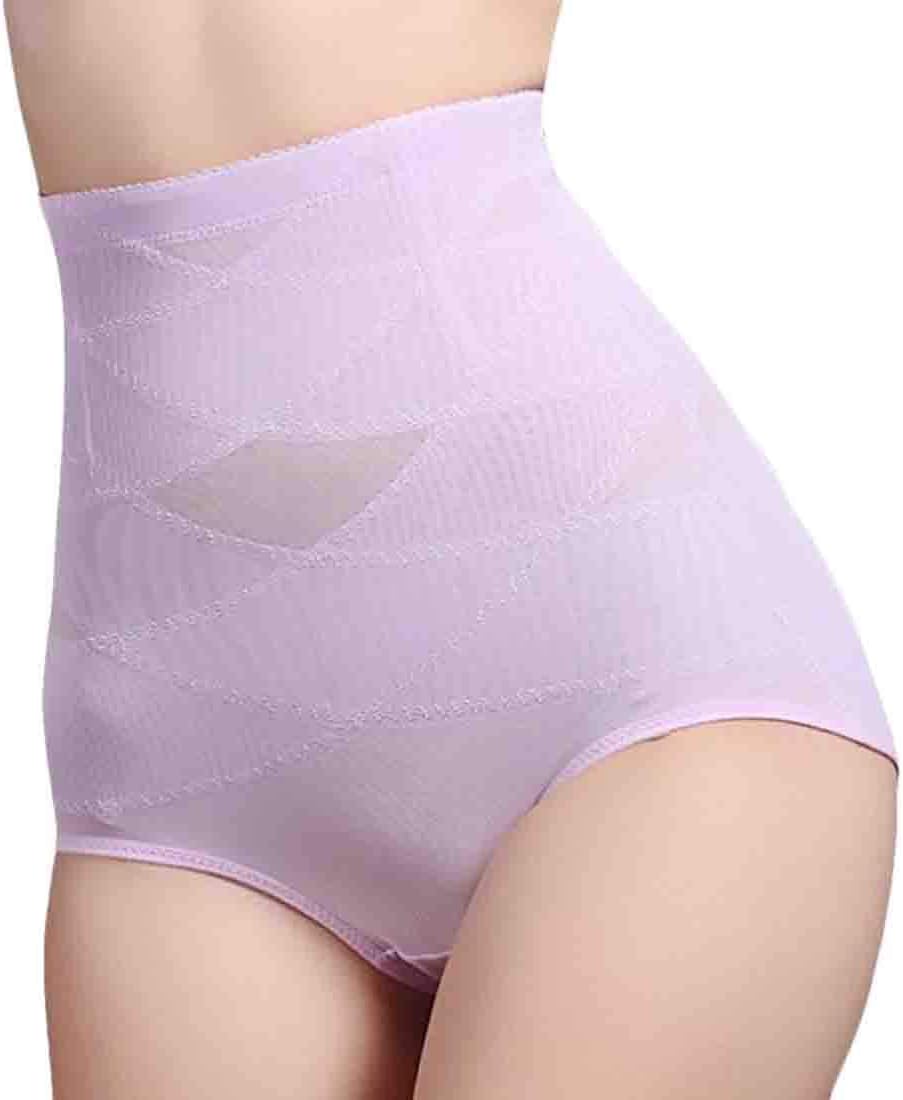 JXG Women Brief Pure Colour Stretchy High Rise Shapewear Panties