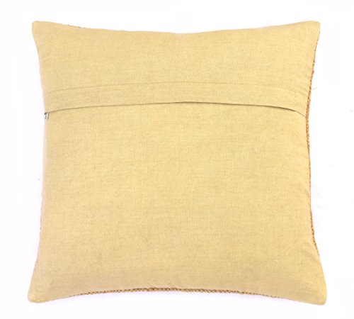 Indian Jute Cushion Cover Size 18x18 Hand Woven Jute Cushion