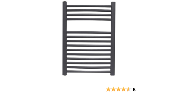 Radiador Toallero curvo DE AGUA Ocean Antracita 700x500mm ...